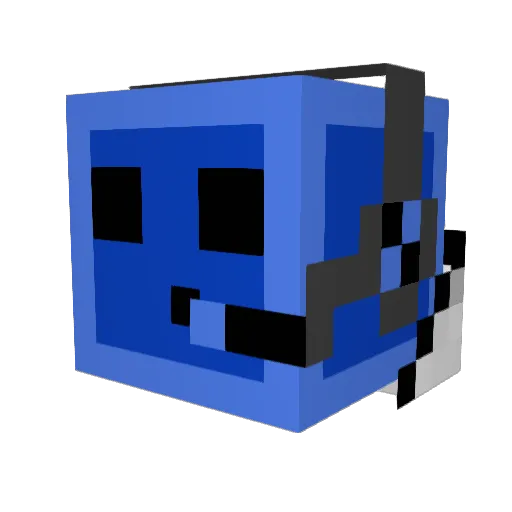 Suri_Kill Minecraft avatar head, 3D render