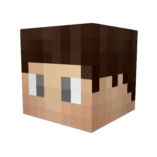 SuriamRoadTo42ms Minecraft avatar head, 3D render