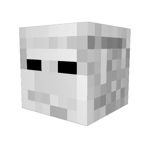 Suricate_Tv Minecraft avatar head, 3D render