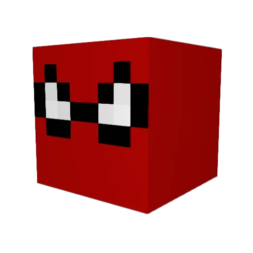 Suriwow Minecraft avatar head, 3D render