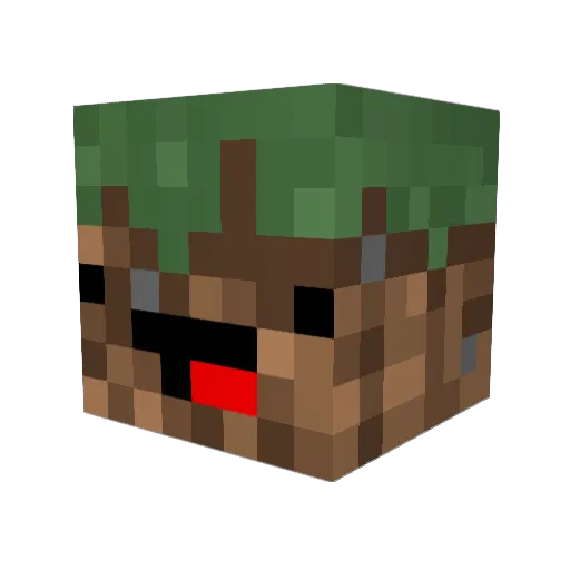 Surleyy Minecraft avatar head, 3D render