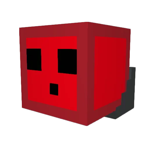 Surlome Minecraft avatar head, 3D render