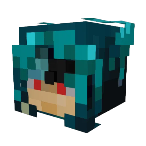 Surnex_ Minecraft avatar head, 3D render