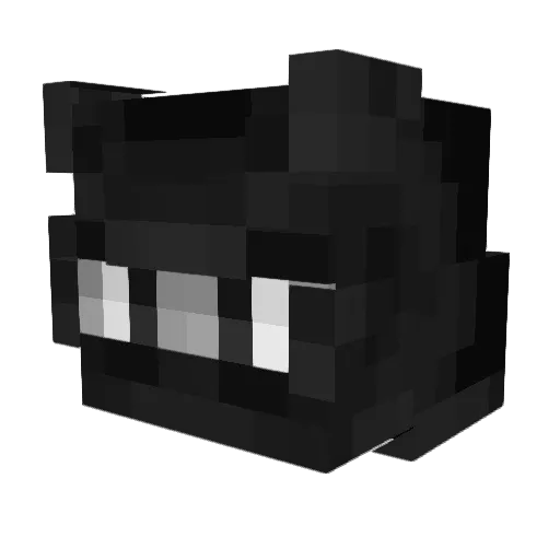 Surno Minecraft avatar head, 3D render