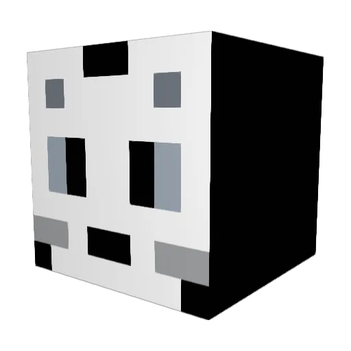 SuroSusto Minecraft avatar head, 3D render