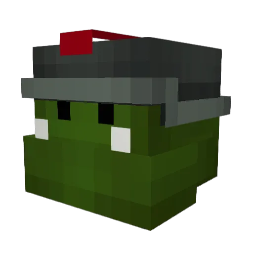 SurrealCannon29 Minecraft avatar head, 3D render