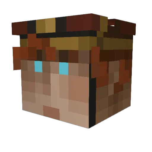 SurrealistSeal Minecraft avatar head, 3D render
