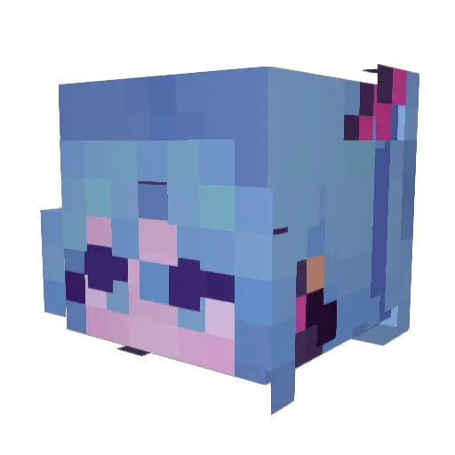 Sursum708 Minecraft avatar head, 3D render