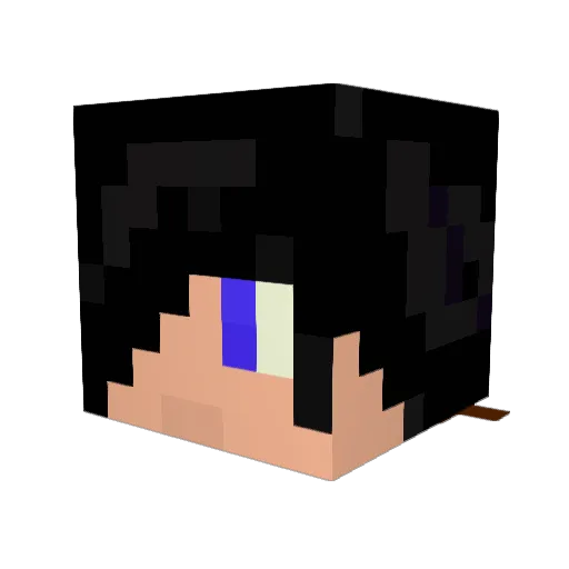 SurturSpawn Minecraft avatar head, 3D render