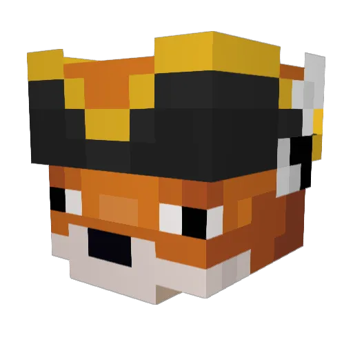Survik145 Minecraft avatar head, 3D render