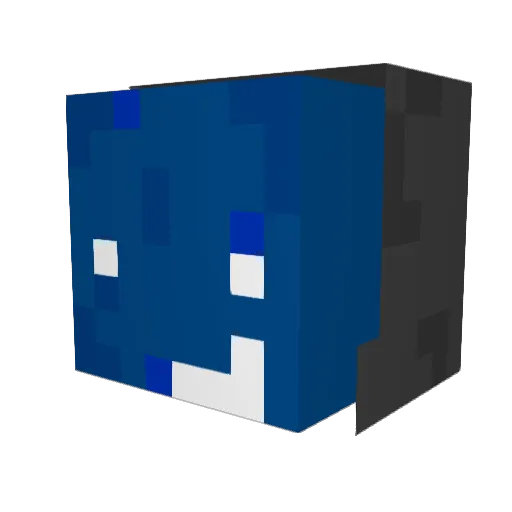 SurvivalCraft_11 Minecraft avatar head, 3D render
