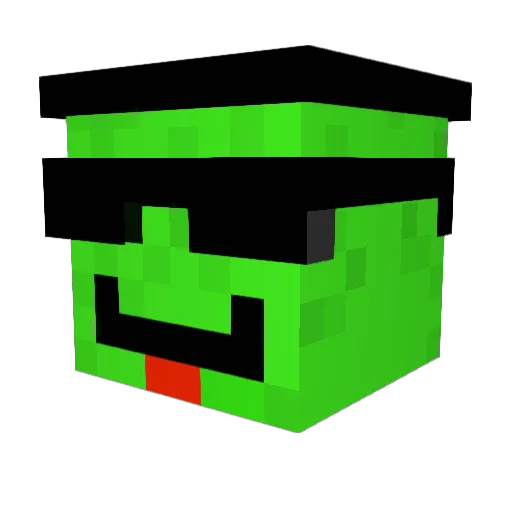 SurvivalPlus Minecraft avatar head, 3D render
