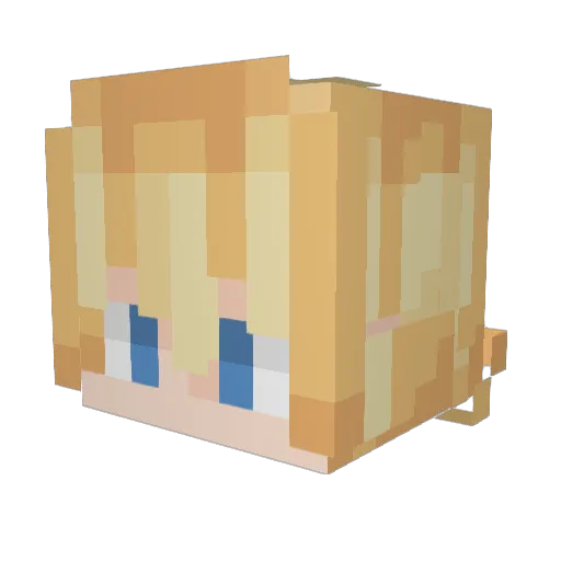SurvivalSteve88 Minecraft avatar head, 3D render