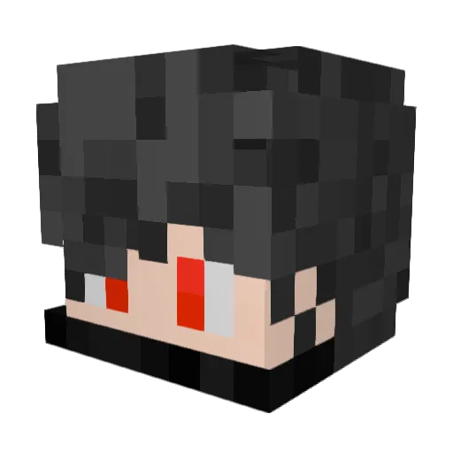 Surviviann Minecraft avatar head, 3D render