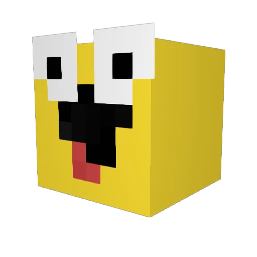 Survivor78 Minecraft avatar head, 3D render