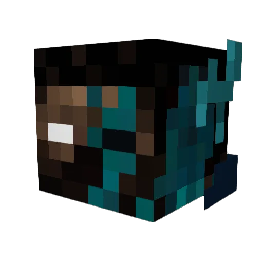 Minecraft-Avatar von SurvivorZ: Kopf als 3D-Render