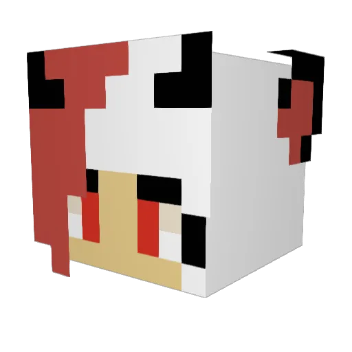 SurvivorsMission Minecraft avatar head, 3D render