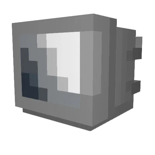SuryaGames Minecraft avatar head, 3D render