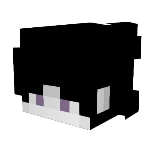 SusMango Minecraft avatar head, 3D render