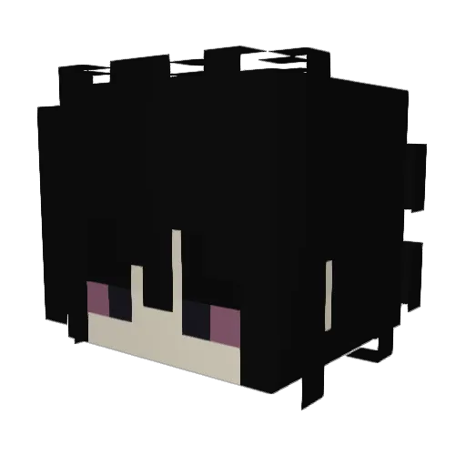 Susana20 Minecraft avatar head, 3D render