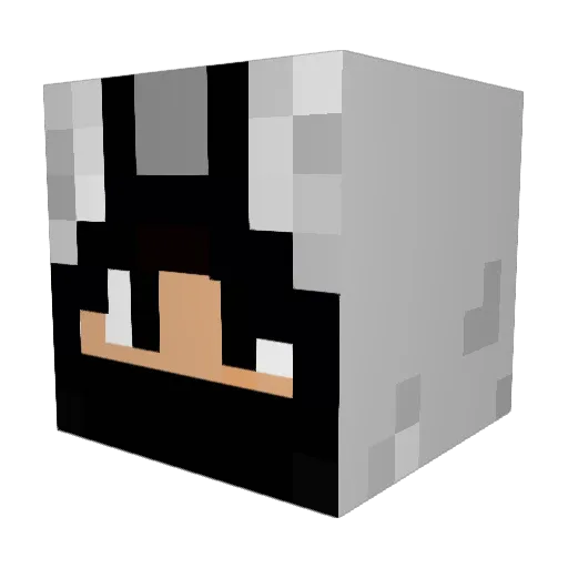 SusanooX Minecraft avatar head, 3D render