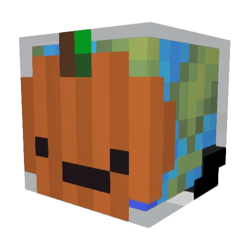 Susblob Minecraft avatar head, 3D render