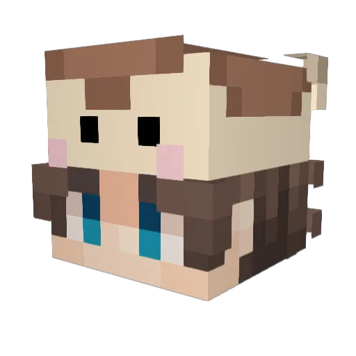 Minecraft-Avatar von Suseko_: Kopf als 3D-Render