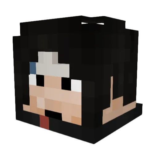 Sushi193 Minecraft avatar head, 3D render