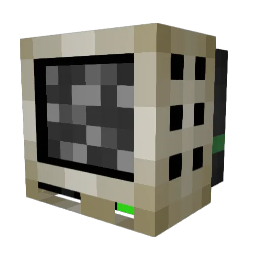 SushiJamba Minecraft avatar head, 3D render