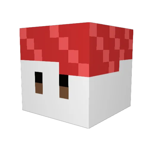 SushiKing777 Minecraft avatar head, 3D render