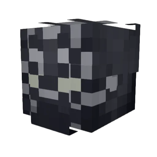 SushiLordJus Minecraft avatar head, 3D render