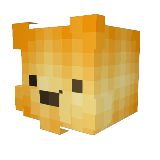 SushiMando13 Minecraft avatar head, 3D render