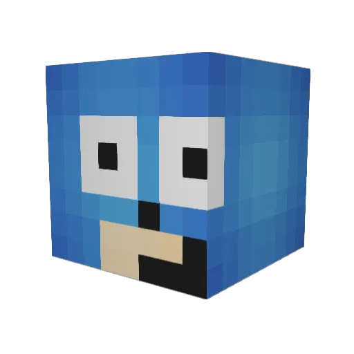 SushiMuncher908 Minecraft avatar head, 3D render