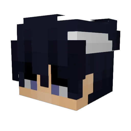 SushiSamurai_1 Minecraft avatar head, 3D render