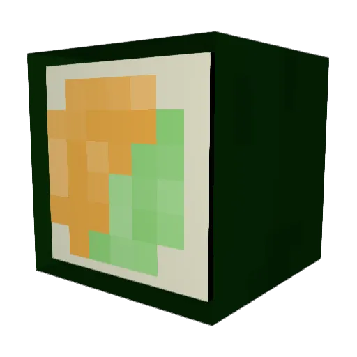 SushiSandwhich Minecraft avatar head, 3D render