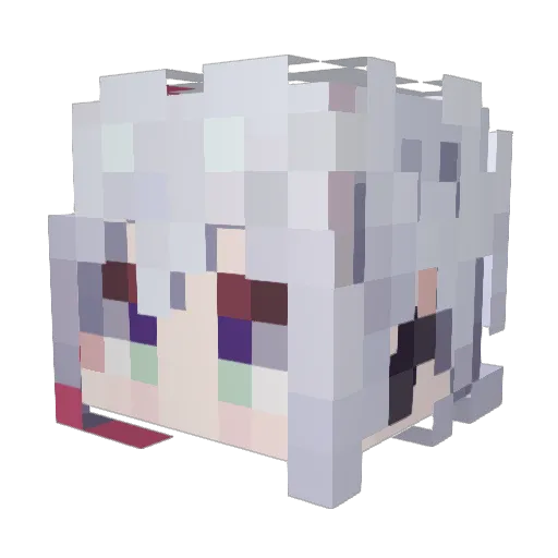 Sushi_Lmao Minecraft avatar head, 3D render
