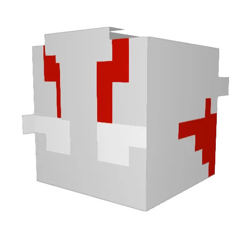 Sushi_MAN0424 Minecraft avatar head, 3D render