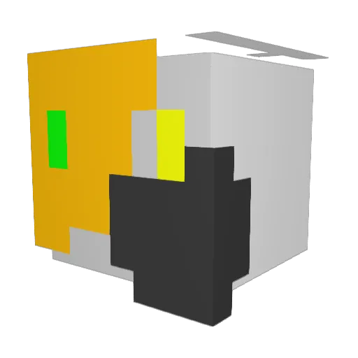 Sushi_MEOW Minecraft avatar head, 3D render