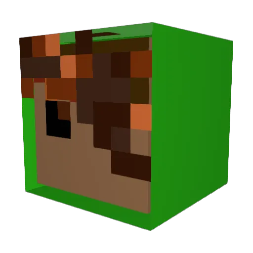 Sushie_Boi Minecraft avatar head, 3D render