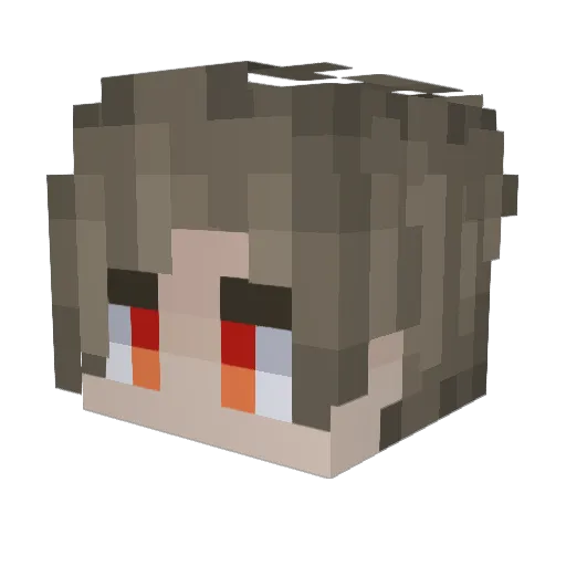 SuskyGHG Minecraft avatar head, 3D render