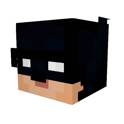 Suspect4091 Minecraft avatar head, 3D render