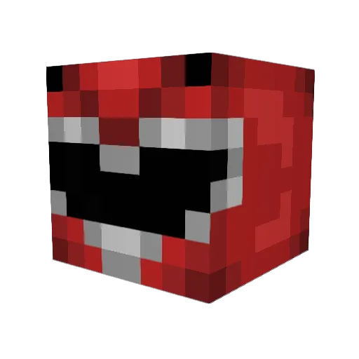 Suspecto Minecraft avatar head, 3D render