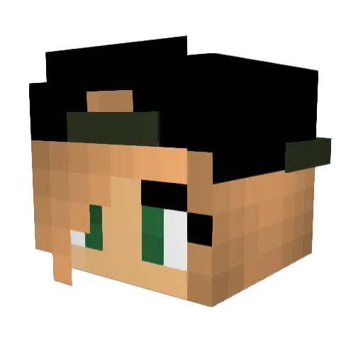 SutherlandMuir Minecraft avatar head, 3D render