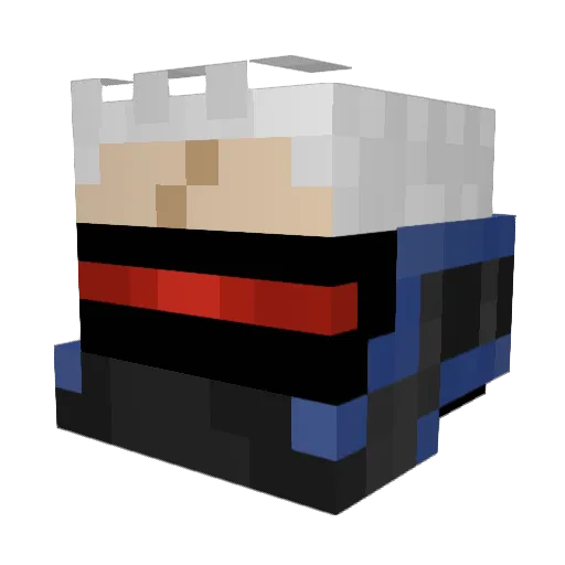 Sutla Minecraft avatar head, 3D render