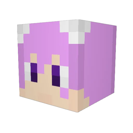 Sutoren Minecraft avatar head, 3D render