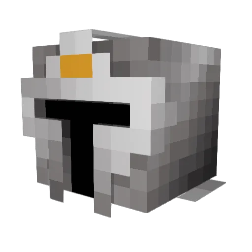 Suuurikate Minecraft avatar head, 3D render