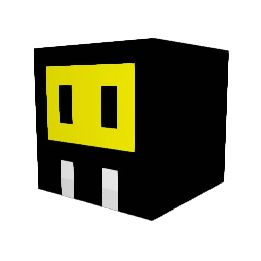 SuuuuperMATS Minecraft avatar head, 3D render