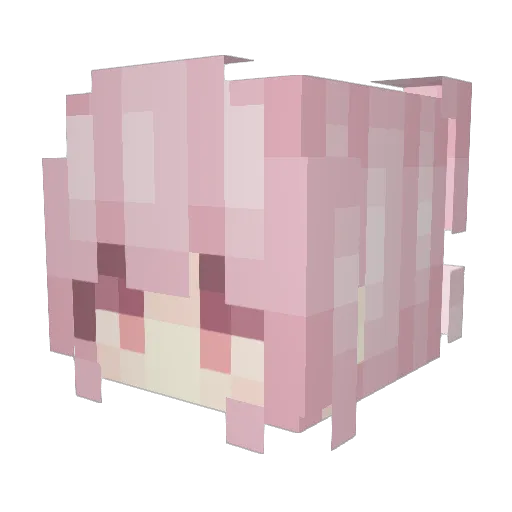 Suuuuuuu_V Minecraft avatar head, 3D render