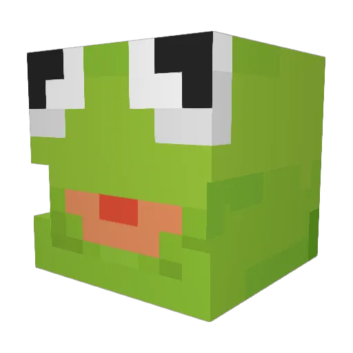 Suuuzzzie Minecraft avatar head, 3D render