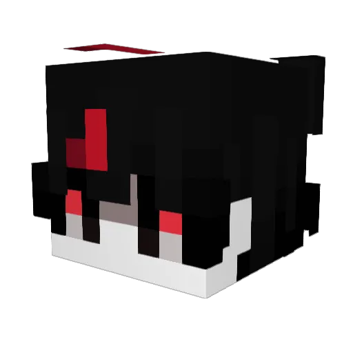 Suxnine_Off Minecraft avatar head, 3D render